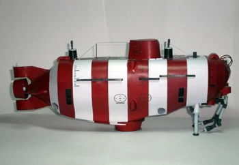 1:50 ruský Projekt 1855 Priz-Ponorka třídy Papírový Model Kit Ručně vyrobené Hračky Ručně vyráběné Hračky Puzzle
