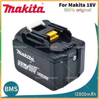 100% Originál Makita Náhradní 18V 12.0 Ah 18.0 Ah Baterie Pro BL1830 BL1830B BL1840 BL1840B BL1850 BL1850B dobíjecí baterie