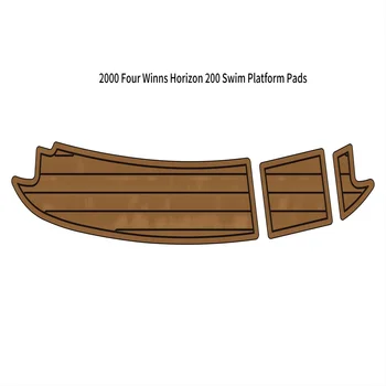 2000 Čtyři Vyhrává Horizon 200 Plavat Platforma Loď EVA Umělé Pěny Teak Paluba Podlahy Pad Podložce Samolepicí SeaDek Gatorstep Styl