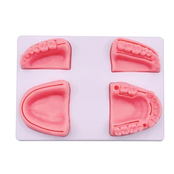 2022 Nový 4-in-1 Zubní Niť Practice Pad Set Opakovaně použitelných Šicí Pad Set pro Jednovaječné Sestry