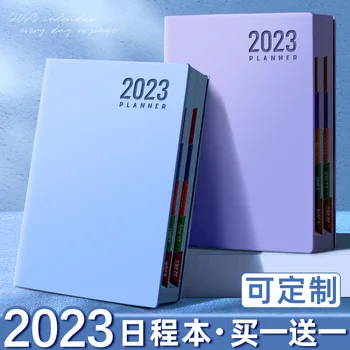 2023 kalendář 365 dní denní plán na jednu stránku denně deník, poznámkový blok řízení času poznámky agenda plánovač studie zásoby