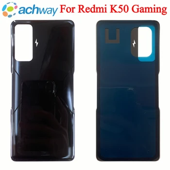 3D Sklo Pro Xiaomi Redmi K50 Gaming Zadní Kryt Baterie Dveře Zadní Sklo Pro Redmi K50 Gaming Kryt Baterie Bydlení Pouzdro + Gule