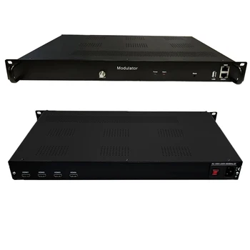 4-kanálový HDMI na RF ISDB-T, DVB-T, ATSC, DVB-C H265 H264 Kabel Front-End Zařízení, Digitální TV Kodér Modulátor