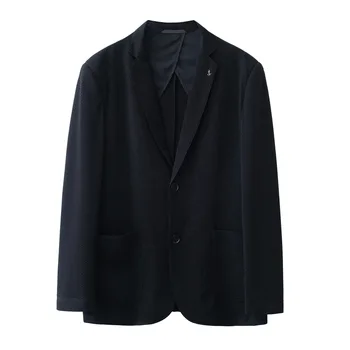 7021-2023 Podzim a v zimě nový produkt pánský oblek, obchodní ležérní jednoduchost mřížky jeden západ bunda pánské top coat