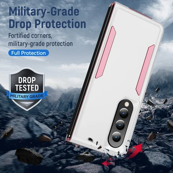 Anti-Oslnění Ochrana Hybrid Armor Pouzdro pro Samsung Galaxy Z Fold 4 5G Fold4 Zfold4 Anti-Slip Telefon Kryt pro Samsung Složit Z 4