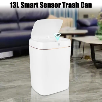 Bezdotykové odpadkové Koše Inteligentní odpadkový Koš Automatický odpadkový koš odpadkový Koš, Elektrické, Vodotěsné 13L Inteligentní Senzor Koše