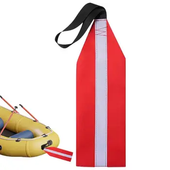 Cestovní Varování Vlajku, Vysoká Viditelnost Reflexní Vlajky Kanoe Červené Výstražné Vlajky Reflexní Tažné Bezpečnostní Příslušenství Kit Pro Kajak
