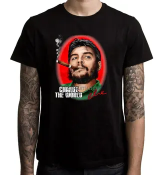 Che Guevara Změnit Svět Pánské T-Shirt Socialistické Socialismu Komunistické Marx Bavlněné Tričko Módní Tričko Zdarma