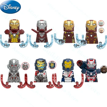 Disney Konstrukce Cihla Ultron Iron Man Legie Patriot Superhrdina Model Sestavit Panenka Mini Cihly Hračky pro Kluky Dárek k Narozeninám
