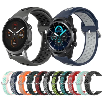 Easyfit Silikonové Kapela Pro TicWatch Pro 2021/Pro 3 GPS/GTX/S2/E2/E3 Smartwatch Sport Popruh Watchband Náramek Nahradit příslušenstv