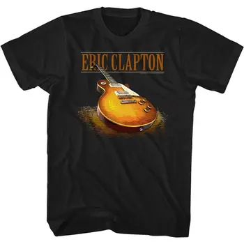 Eric Clapton Gibson Les Paul Sunburst Pánské Tričko Rock & Blues Hudební Merch