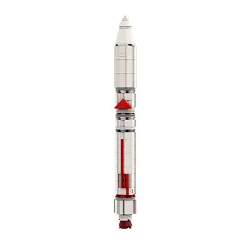 Gobricks VH Satelitní Průzkum Japonsko 1:110 Epsilon Rakety Stavební Blok Space Launch DIY Cihly Děti Hračky Dárek