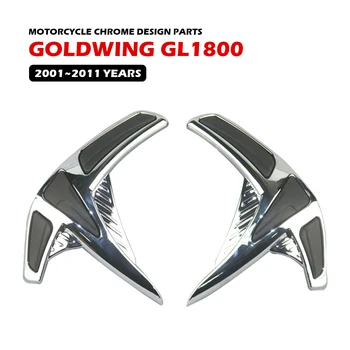 GOLD WING GL1800 Motocykl Straně krabice ochranný kryt Pro HONDA 2001~2011 Universal Chrome Design Příslušenství
