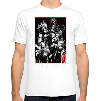 Harajuku T-shirt Japonské Anime, Manga, Postavy, Superhrdinové Fanatik tisk T-shirt Streetwear Trička tílko pánské