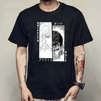 Harajuku Zběsilý Odvahu Oči Vytisknout Vtipné Tričko Cool Japonské Anime Grafické Sumer T-shirt Manga Streetwear Tričko Hip Hop Trička