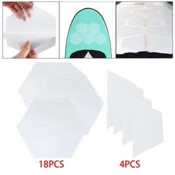 Hexagon Prkno Trakční Podložky Na Ochranu Pásky Noha Popruh Waxless Palubě