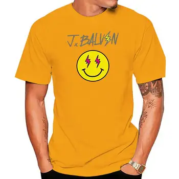 J - Balvin Energia Pot tričko Pánské Tee Tričko Pánské Black Krátký Rukáv Hip Hop T-shirt Tisk Trička