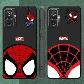 Kryt Marvel Roztomilý Spider-Man Telefon Pouzdro pro Vivo Y16 Y35 Y21 Y20 V20 V21 Y72 5G Y22s Y53 Y91i Y36 5G Y33s TPU Měkké Zadní Coque