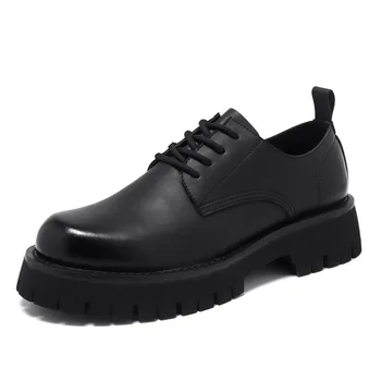 Kůže Ležérní Boty Pánské Britské Pracovní Boty Muži Homme Chaussures Sapatos Masculino Couro Muži Obuv Herren Schuhe Chaussures