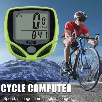 LCD Digitální Motorky, Počítače Vodotěsné Kabelové Stopky Kolo Rychloměru Senzory Cyklistika MTB Bike Sport Počítače Ujeté vzdálenosti