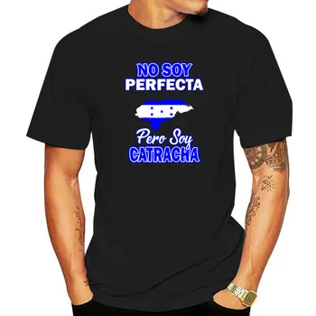 Letní Hondurasu Tričko Camisas Catrachas No Soy Perfecta Tričko Bavlna Muži Dospělé Trička 2024 Krátký Rukáv
