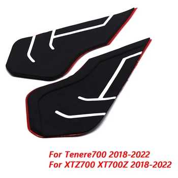 Motocykl Černé Anti-Vyhřívaná Nádrž Boční Trakce Knee Protector Anti Slip Pad Pro Yamaha TENERE700 XT700Z XTZ700 T7 2018-2022