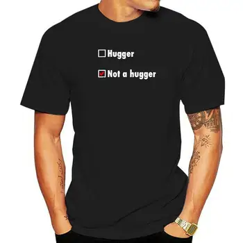 Není Hugger Osobní Prostor Košile Pro Introvert T-Shirt Bavlna Muži Trička Narozeniny Trička Volný Čas Hojný