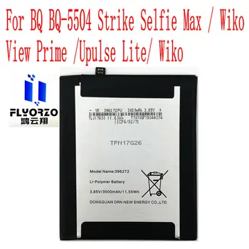 Nové Vysoce Kvalitní 396272 Baterie Pro BQ BQ-5504 Strike Selfie Max / Wiko Zobrazit Prime /Upulse Lite Mobilní Telefon