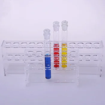 Platic Akrylové police Na 25 50 100 ml Kolorimetrické Trubice Labrotary