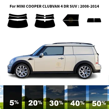 Precut nanoceramics auto UV Okno Odstín Kit Automobilové Okenní Fólie Pro MINI COOPER CLUBVAN 4 DR SUV 2008-2014
