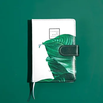 PU kožený zápisník A6 student handbook kreativní malé čerstvé tlustý zápisník, psací potřeby, poznámkový blok, deník, plánovač, journal zápisník