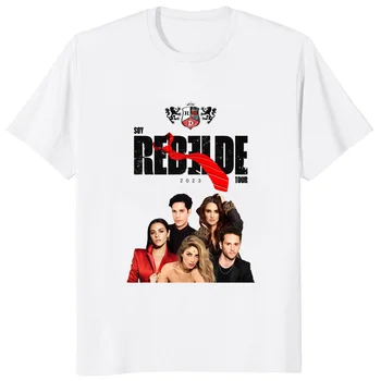 Rbd Rebelde Logo T-Shirt Horké Prodej Hit Internetu Mexické TV T Shirt Novinka Grafické Tištěné Streetwear Bederní Volné Měkké Tees