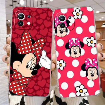 Roztomilý Disney Mickey Minnie Měkké Pouzdro pro Xiaomi Poco X5 Pro 5G X3 NFC M5 X4 GT F3 C40 11 Lite Note 10 9T Silikonový Zadní Kryt
