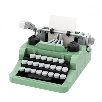 SETBRICKS MOC psacího stroje Stavební Bloky Klasické Kreativní Nápady Stroj Retro Micro Stavební Bloky Hračky Pro Dospělé, Děti Dárek