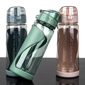 Sportovní Láhve na Vodu Tělocvičně nepropustných a Drop-důkaz, Přenosné Shaker Hrnek Venkovní Cestovní Konvice Plastové Pít Vodu Pohár BPA Free