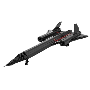SR-71 Blackbird Letadla Bojovník Historické Stavebnice Vojenské Letadlo Jet Bitva Letadlo Cihly Hračky pro Děti, Chlapec Vánoční Dárek