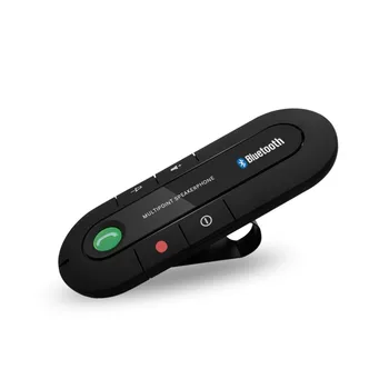 USB Handsfree Car Kit Bezdrátový Reproduktor Telefonu Hudební Přehrávač MP3 Sun Visor Clip Hlasitý telefon Nabíječka