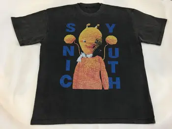 Vintage Stylu Sonic Youth Dirty 90 Grafické Rock T-Shirt, Velikost Xl, Černá Barva