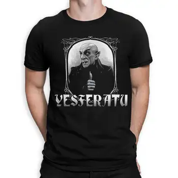 Yesferatu Funny T-shirt Upír Nosferatu Tričko Pánské