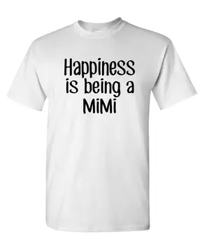 ŠTĚSTÍ je, že MIMI - Unisex Bavlněné Tričko Tričko